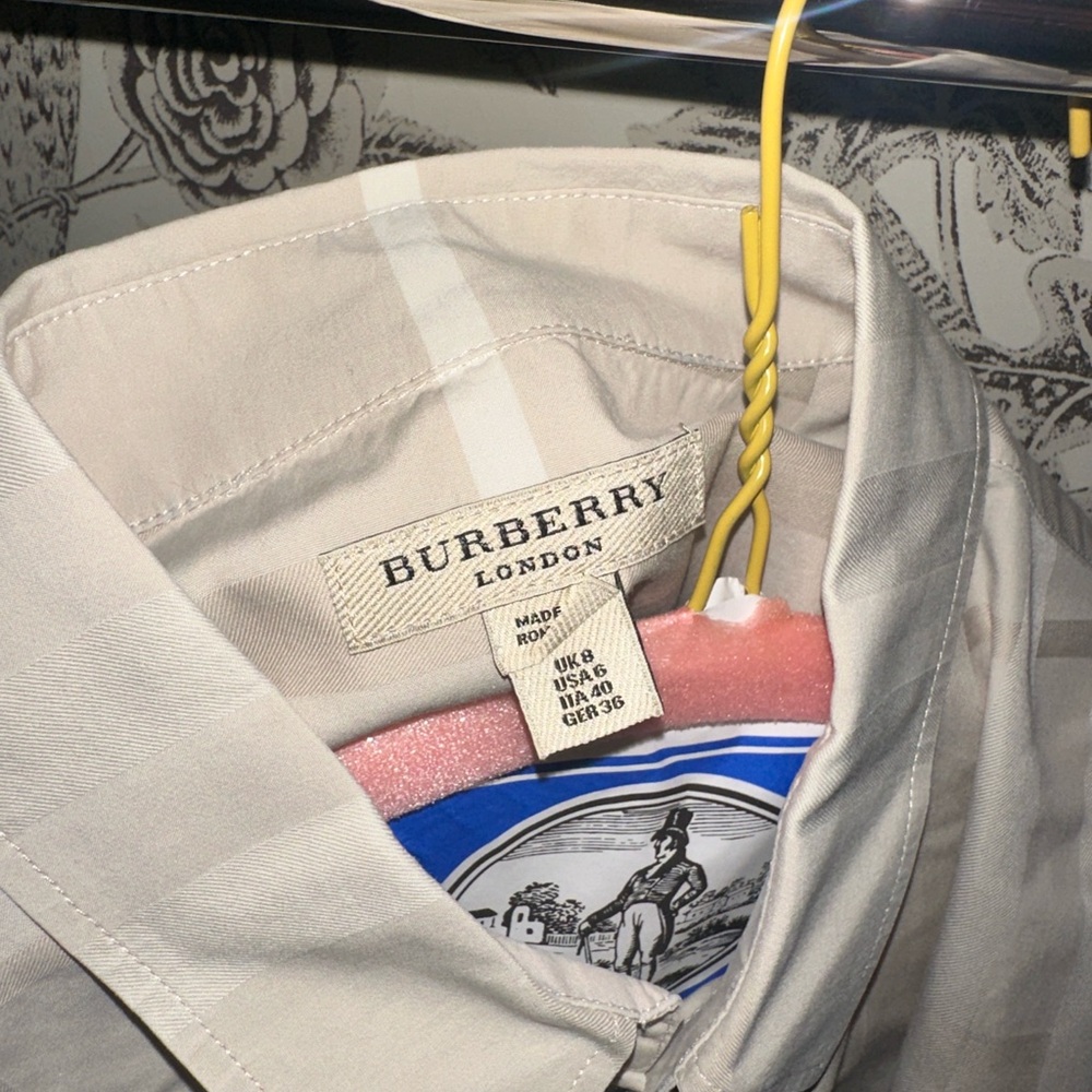 Burberry Neutral Button Down - image 2